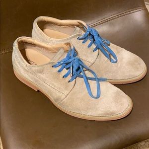 Sperry Topsider Swede Lace Up Shoes - 10